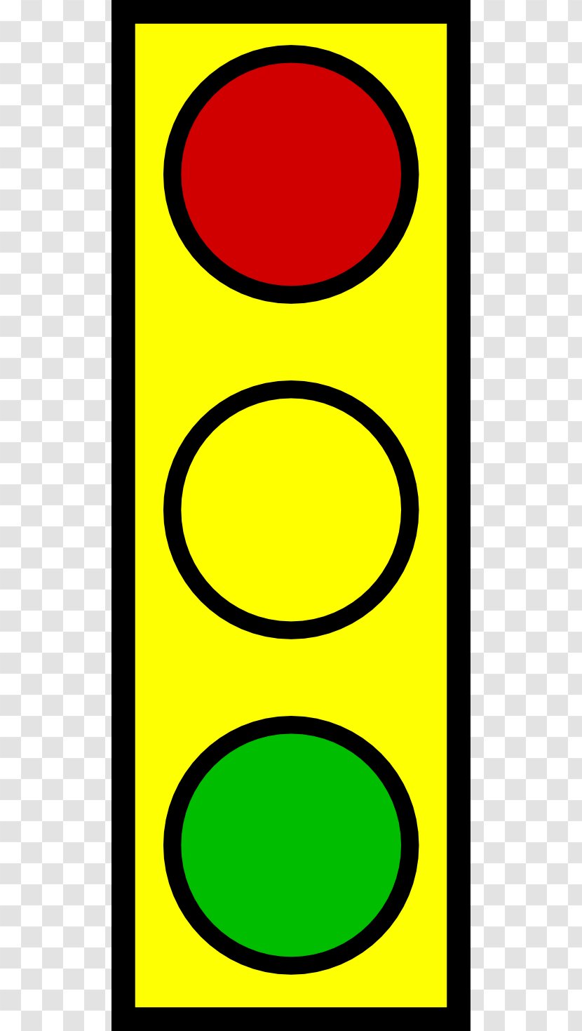Light Symbol Circle Clip Art - Yellow - Stoplight Icon Transparent PNG