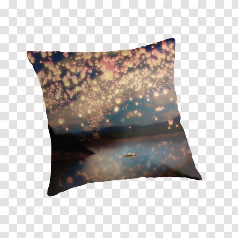 Sky Lantern Canvas Wallpaper Lilo & Stitch - Throw Pillow - Rubbish Transparent PNG