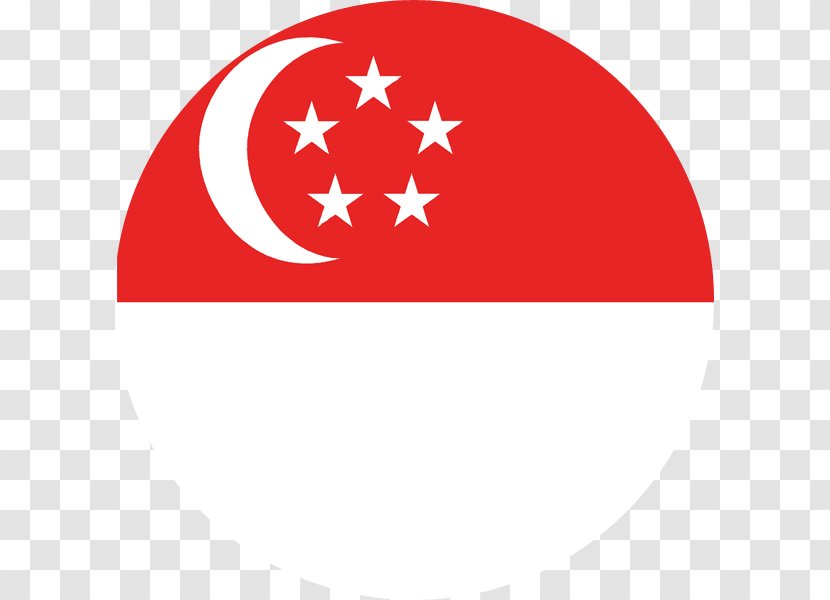 Flag Of Singapore National Lion Head Symbol Transparent PNG