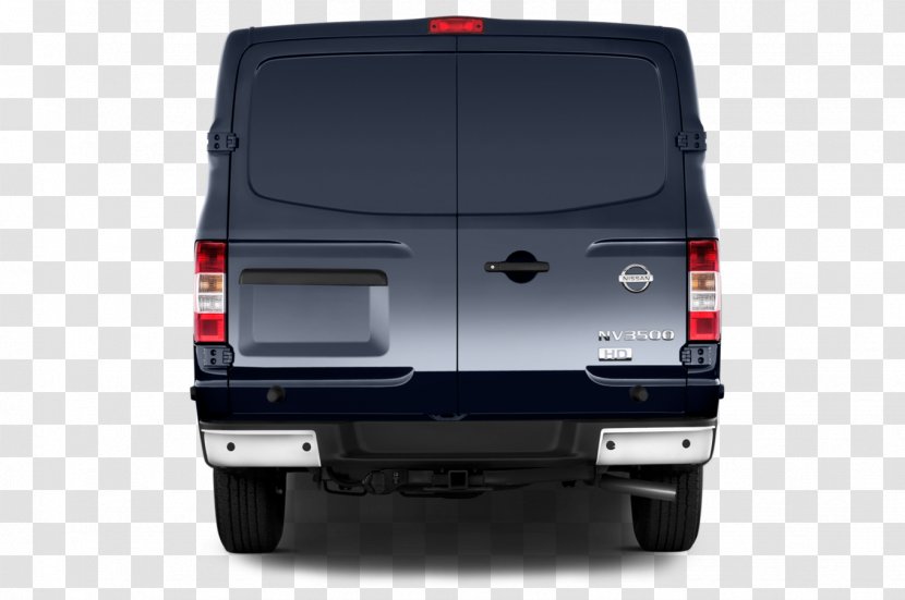 Compact Van 2014 Nissan NV Passenger Car - Hardtop - Rear View Transparent PNG