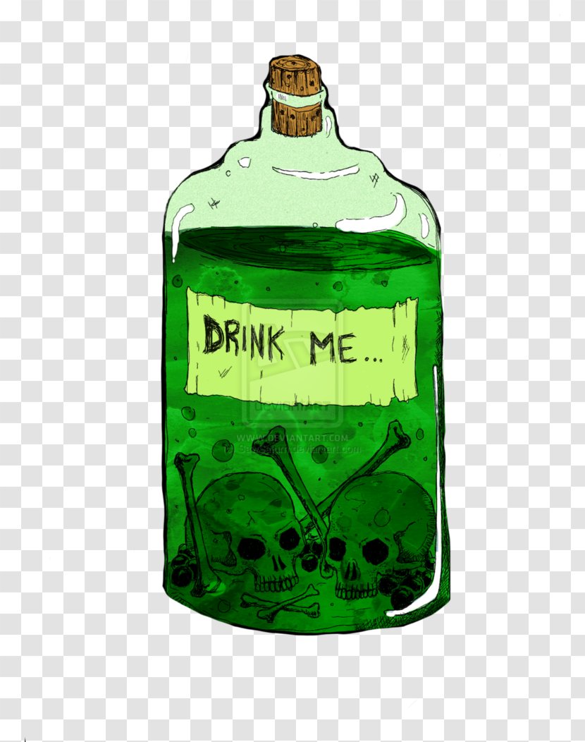 Drink Liqueur Water Bottles DeviantArt - Poisonous Transparent PNG