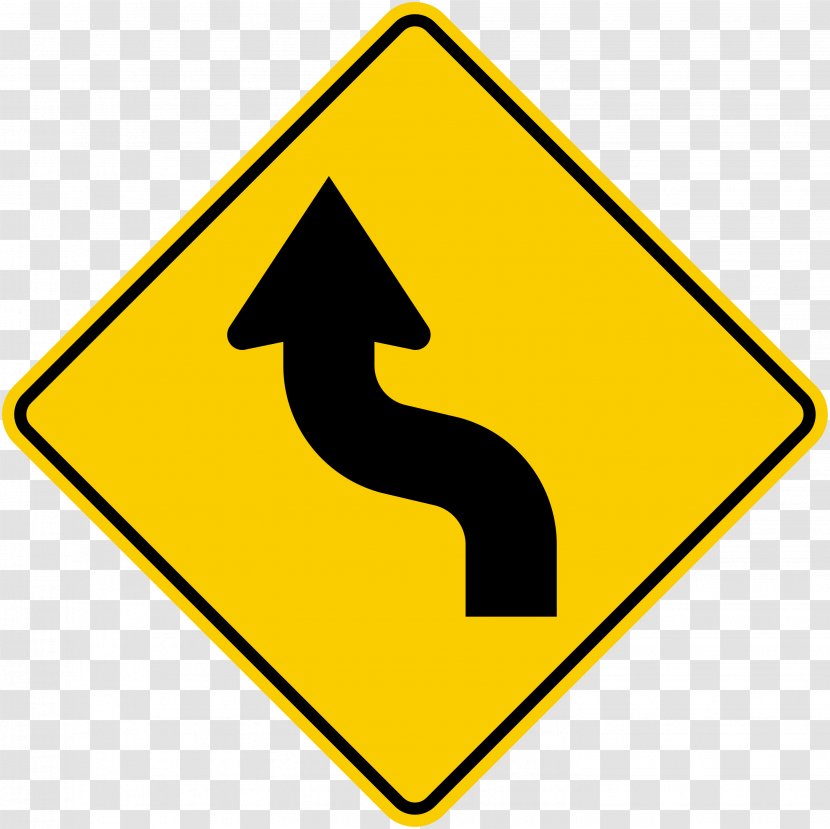 Road Curve Traffic Sign Reverse Warning - Signage - Map Infography Aerial View Transparent PNG