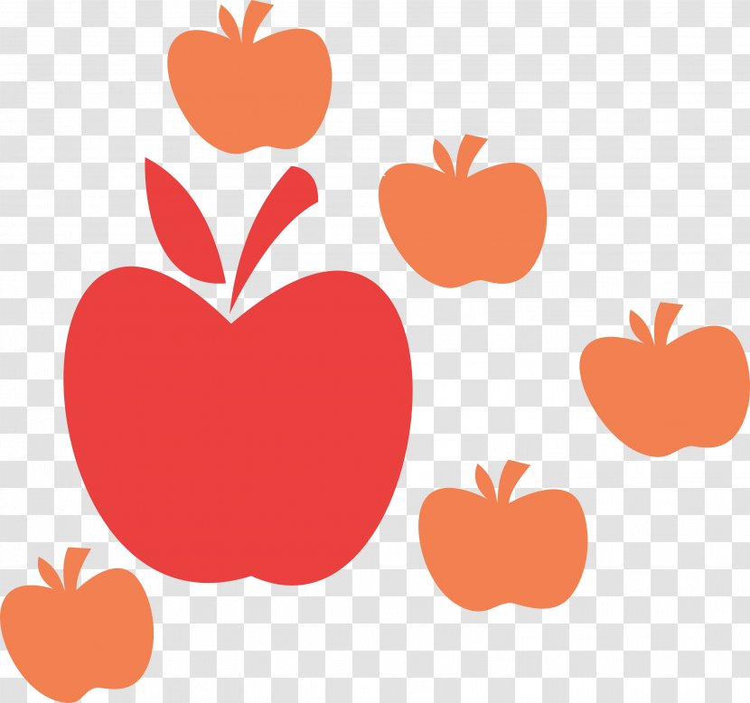 Applejack Pinkie Pie Fluttershy Rainbow Dash Rarity - Love - Red Apple Transparent PNG