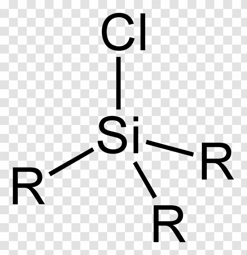 Lewis Structure Chlorosilane Chemical Formula Acids And Bases - Black White - Diagram Transparent PNG