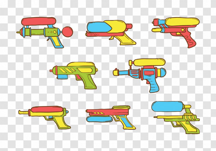 Drawing Clip Art - Toy - Water Gun Transparent PNG