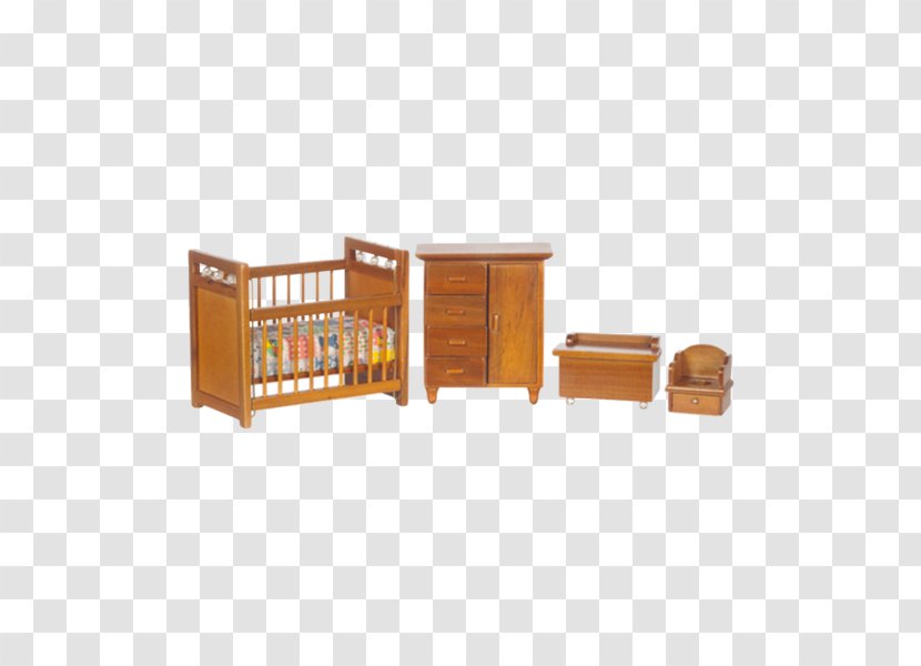 Cots Dollhouse Baby Furniture Nursery - Miniature - Doll Transparent PNG