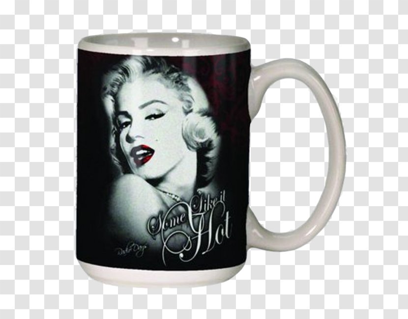 Marilyn Monroe Coffee Cup Some Like It Hot Mug Transparent PNG
