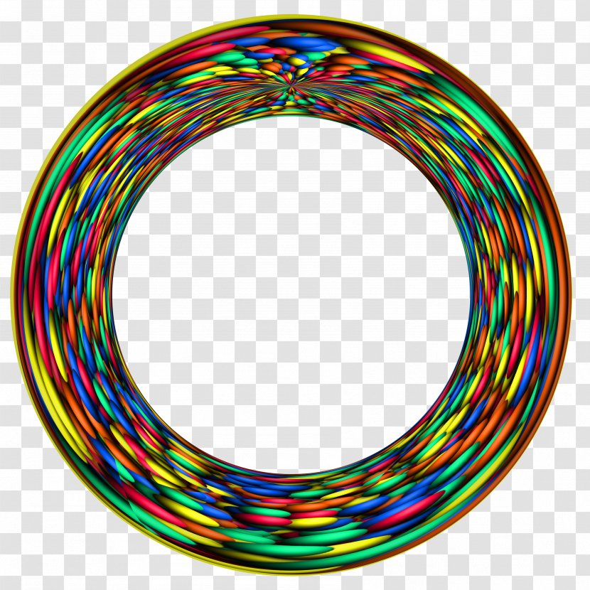 Circle Disk Color Ring - Wire Transparent PNG