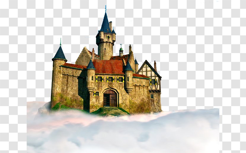 Cloud Sky Castle Illustration - Stock Photography Transparent PNG