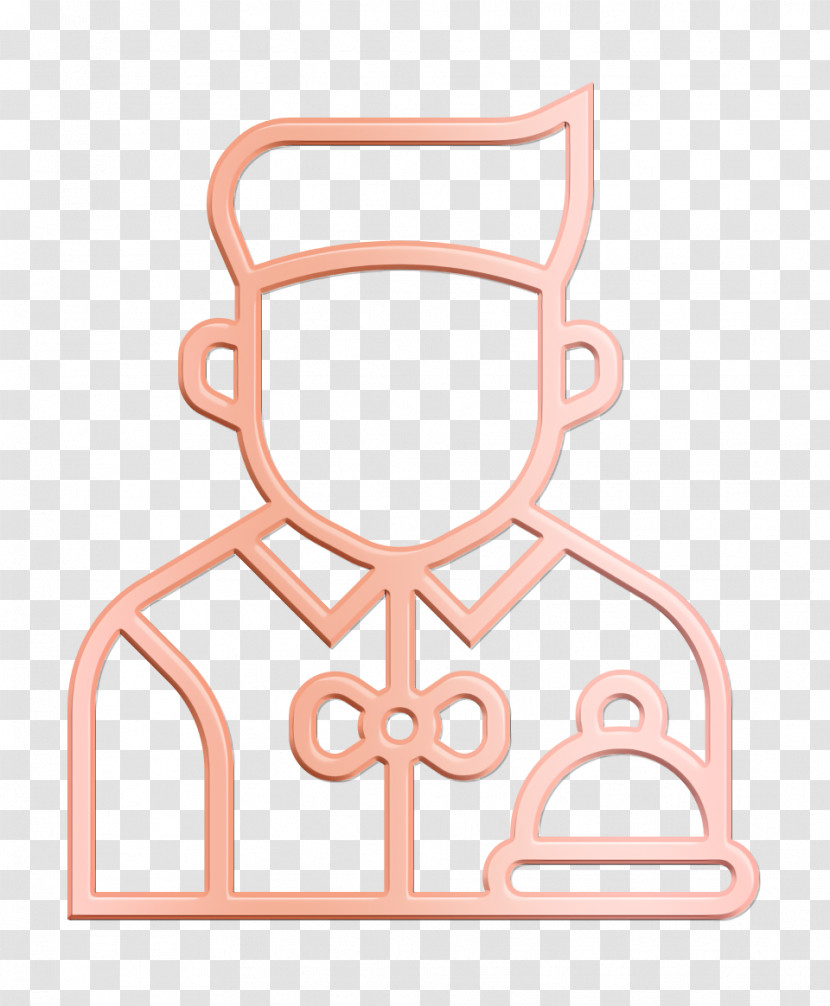 Food Tray Icon Waiter Icon Jobs And Occupations Icon Transparent PNG