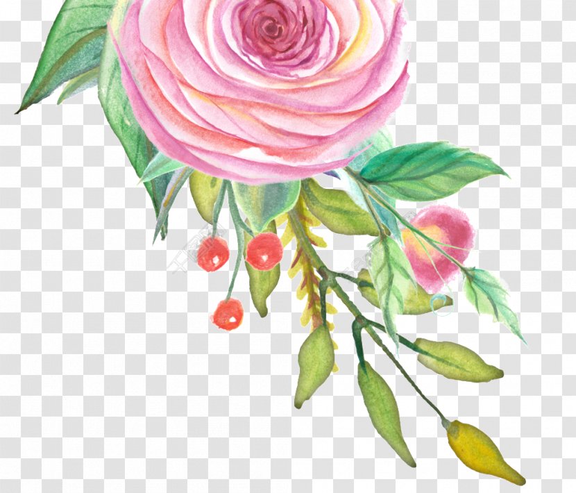 Garden Roses Flower Bouquet Floral Design Birthday - Rose - Browse Ornament Transparent PNG