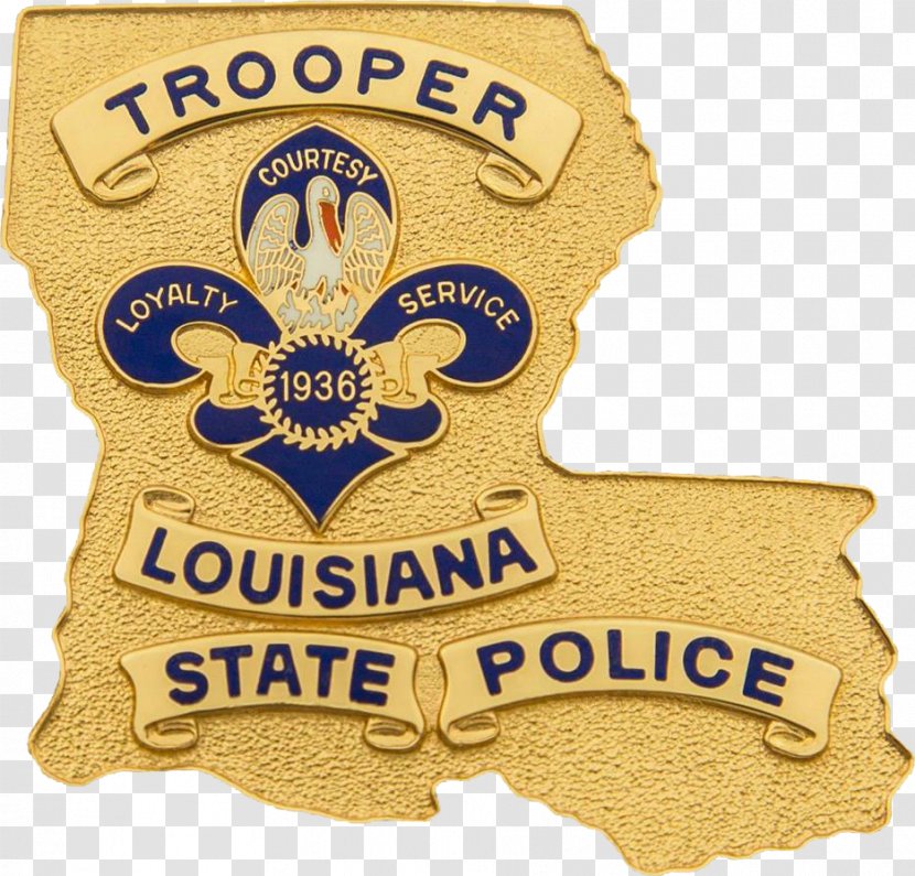 Badge Louisiana State Police Troop L Trooper Transparent PNG
