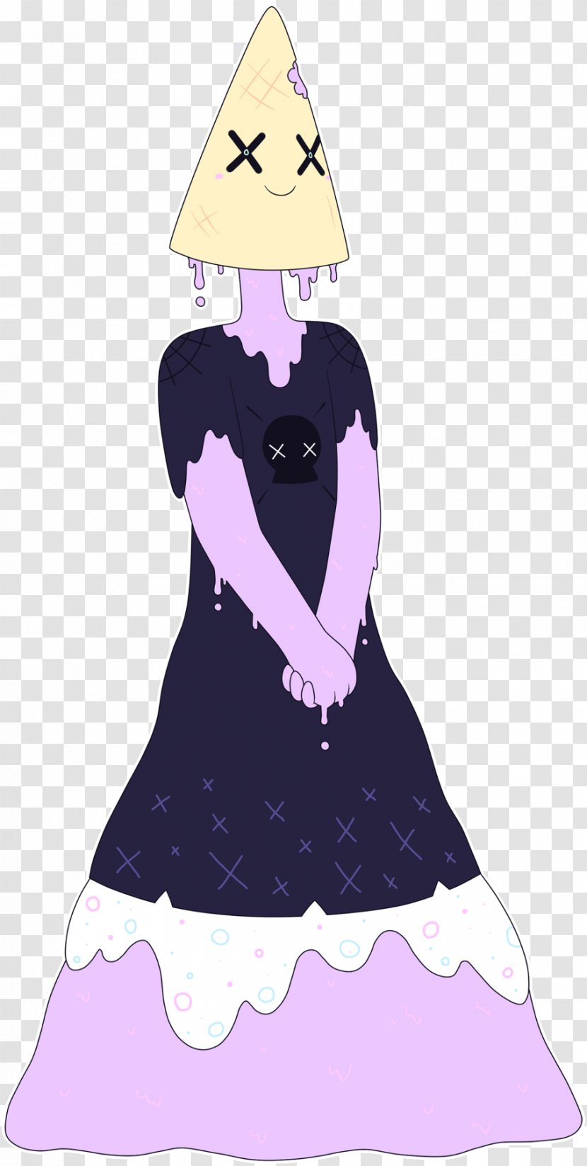 Clip Art Illustration Character Purple Dress - Violet - Liquorice Transparent PNG