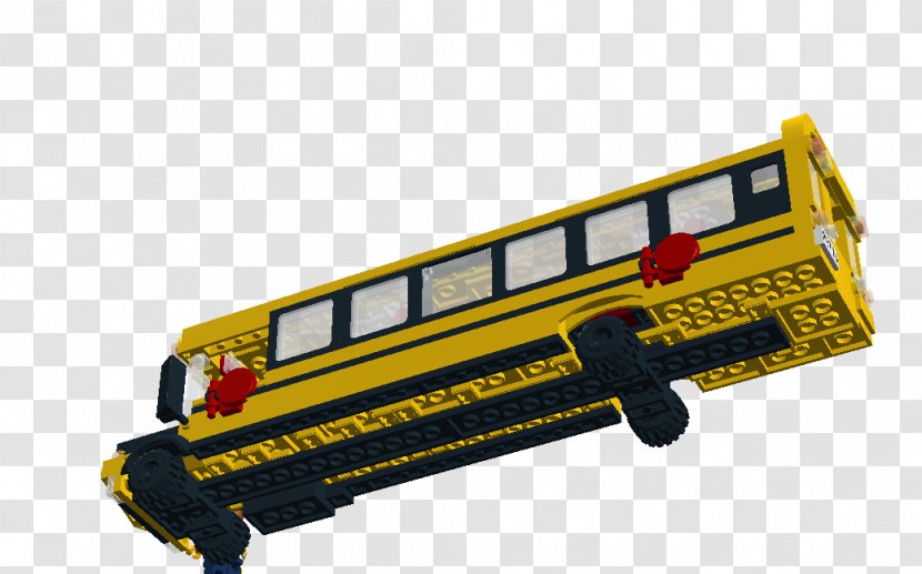 School Bus Yellow Rail Transport Product - Vehicle Transparent PNG