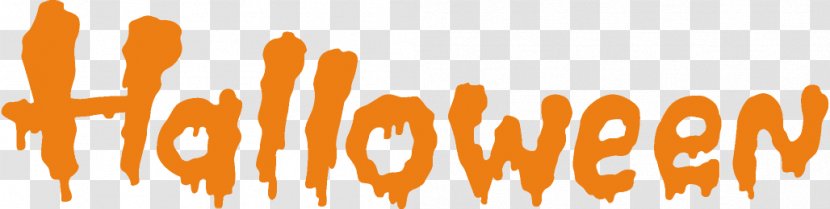 Halloween Font Happy - Hand - Logo Transparent PNG