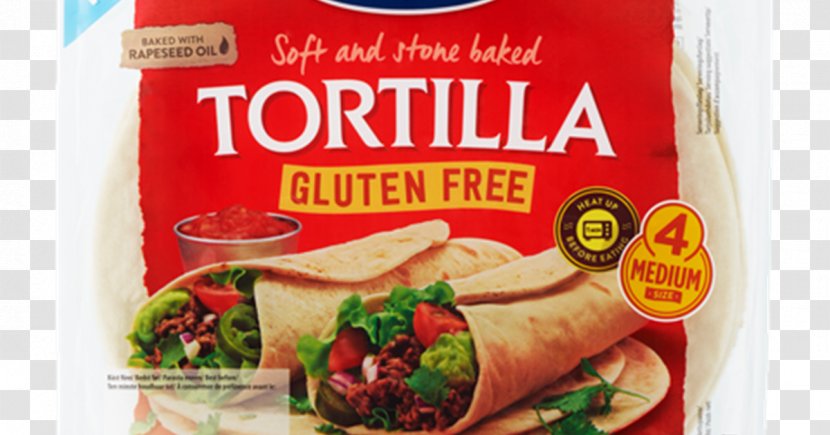 Tex-Mex Burrito Wrap Gluten Corn Tortilla - Vegetarian Food - Wheat Transparent PNG