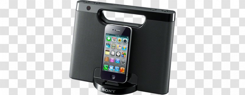 Loudspeaker Sony RDP-M7iP Docking Station IPod Lightning - Dock - Portable Iphone Speakers Transparent PNG