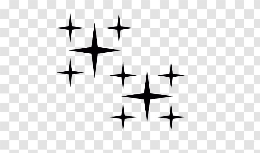 Star Download Euclidean Vector Icon - Black And White - Cartoon Galaxy Transparent PNG