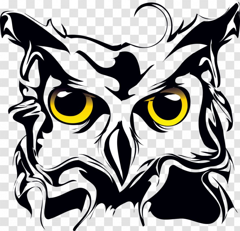 Owl Euclidean Vector - Cartoon Transparent PNG
