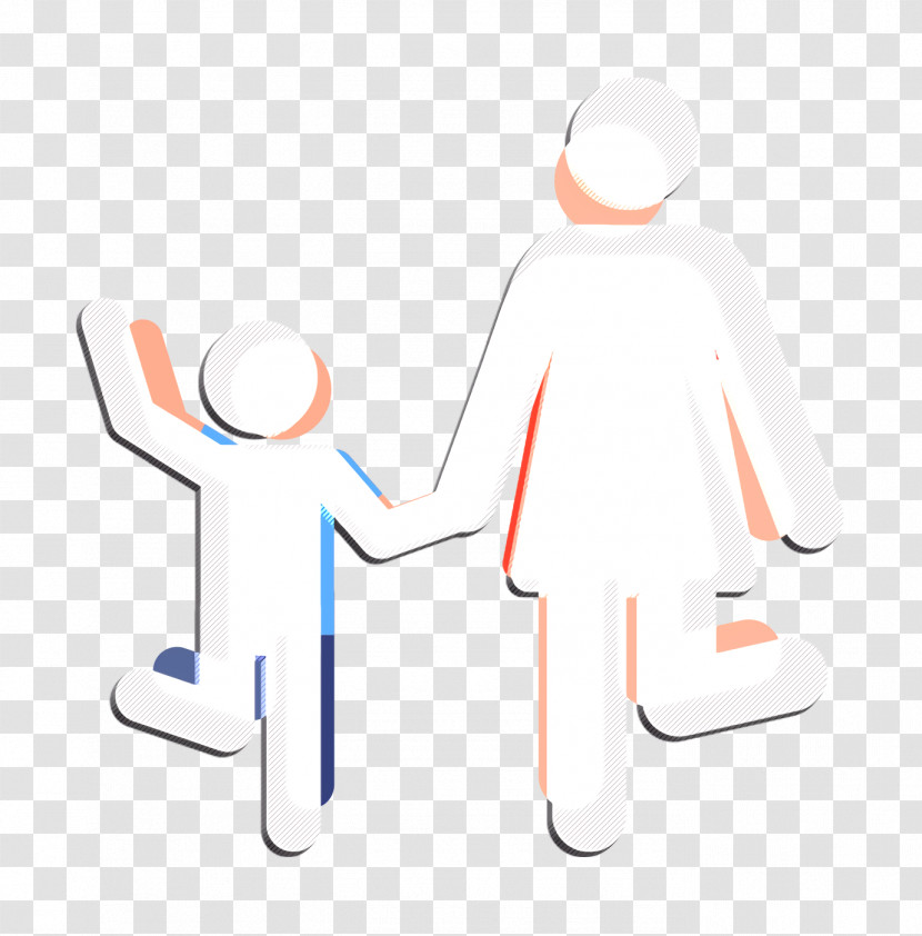 Active Lifestyle Icon Mother Icon Walking Icon Transparent PNG