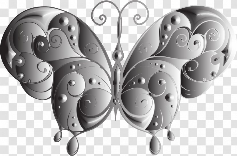 Wheel Product Design - Metal - Butterfly Flourish Transparent PNG
