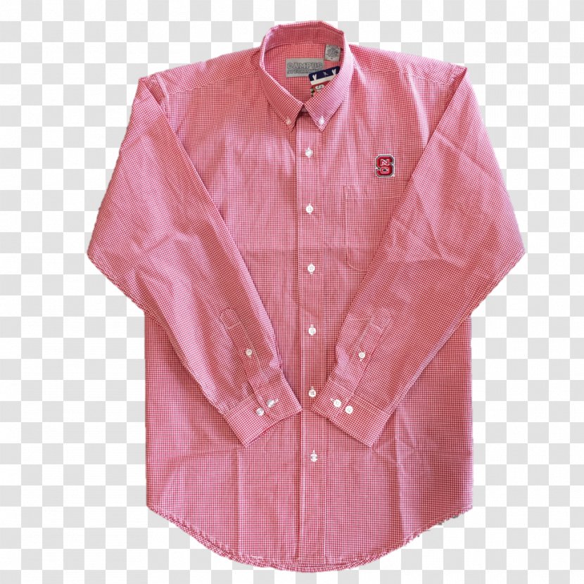 Dress Shirt Sleeve Gingham Collar - Outerwear Transparent PNG