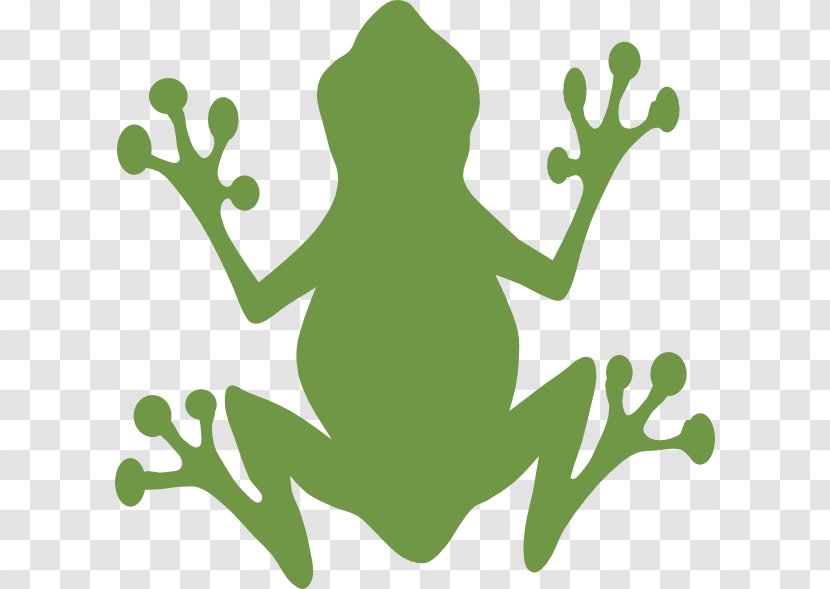 Frog Silhouette Royalty-free Clip Art - Hand - Outline Transparent PNG