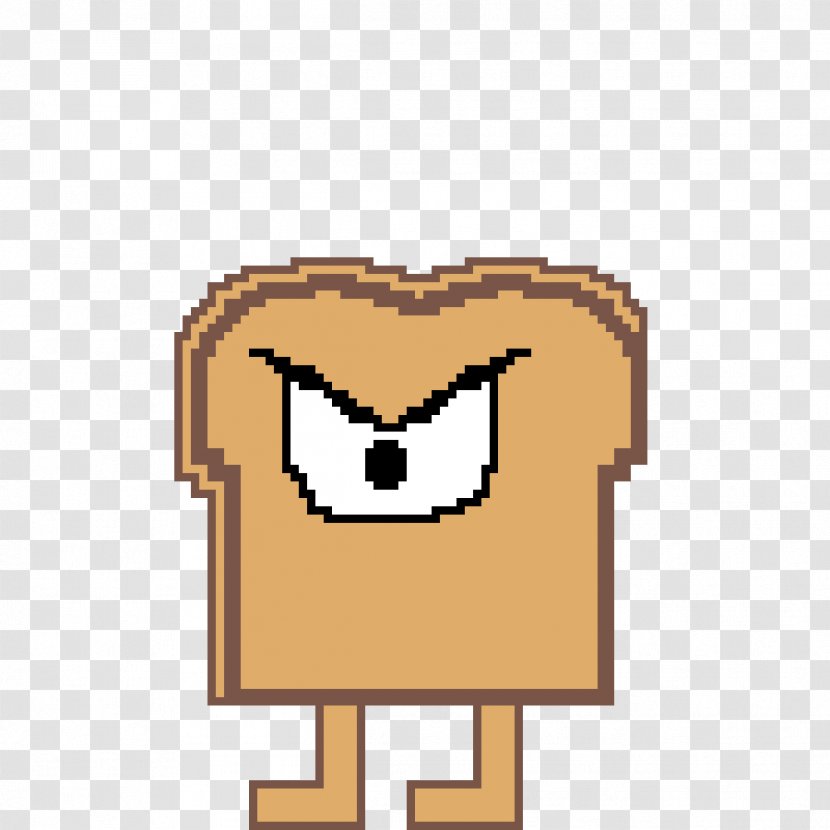 Cartoon Line Angle Clip Art - Brown - Toast Transparent PNG