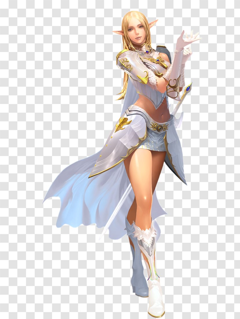 Lineage II Aion Video Game Elf - Silhouette - Frame Transparent PNG