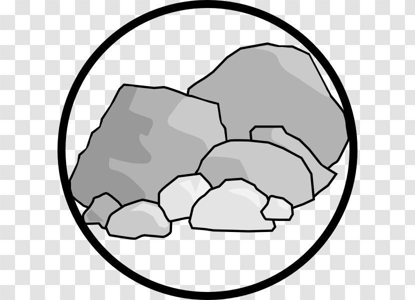 Rock Pebble Clip Art - Frame - Environmental Clipart Transparent PNG