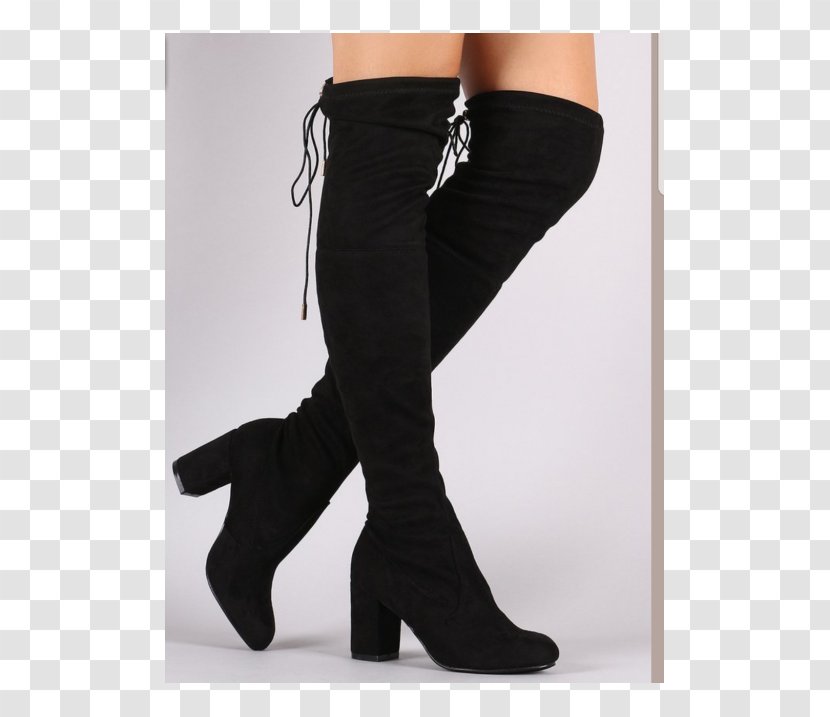 Over-the-knee Boot Knee-high Thigh-high Boots Drawstring Clothing - Flower Transparent PNG