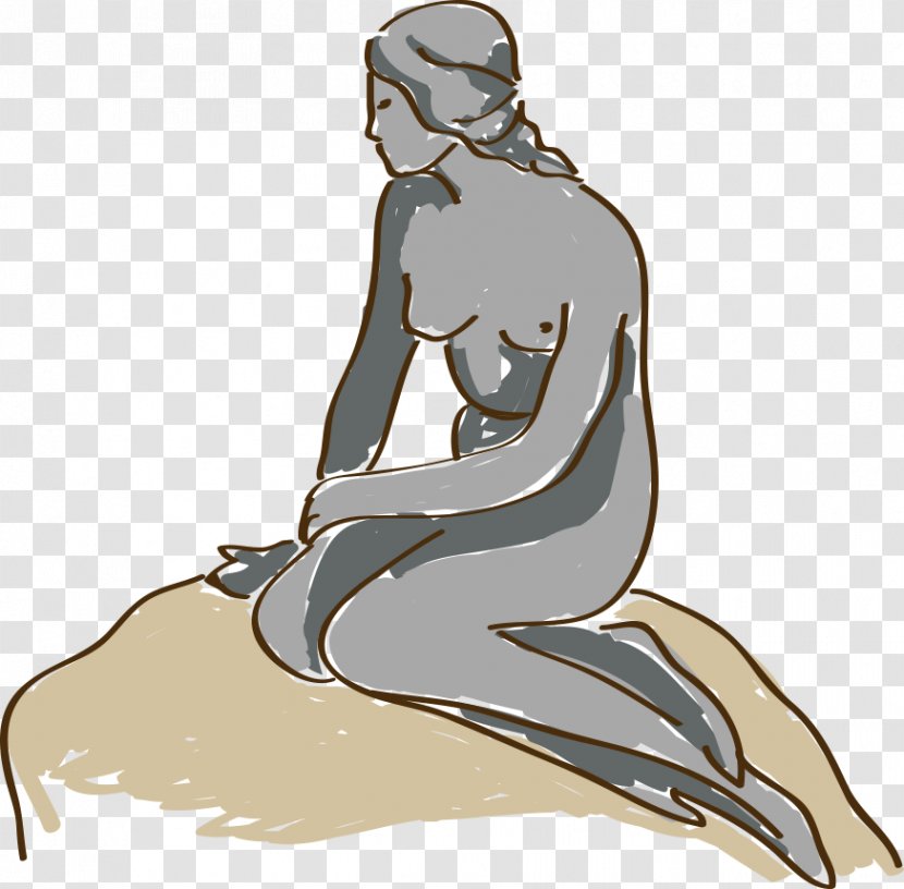 The Little Mermaid Cartoon Illustration - Art - Hand-painted Denmark Transparent PNG