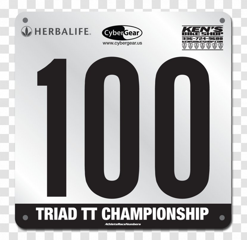 Vehicle License Plates Brand Logo - Marathon Number Transparent PNG