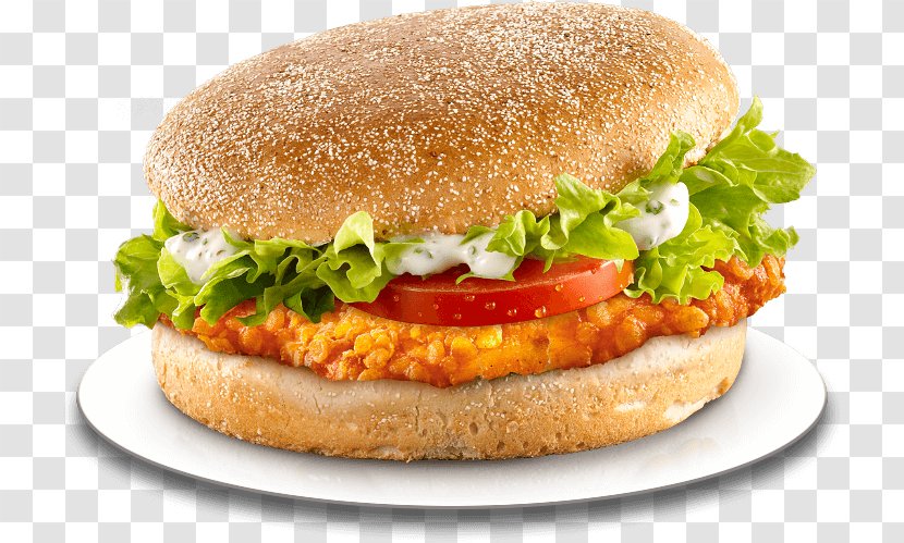Cheeseburger Salmon Burger Buffalo Fast Food Hamburger - Restaurant - Crispy Chicken Transparent PNG