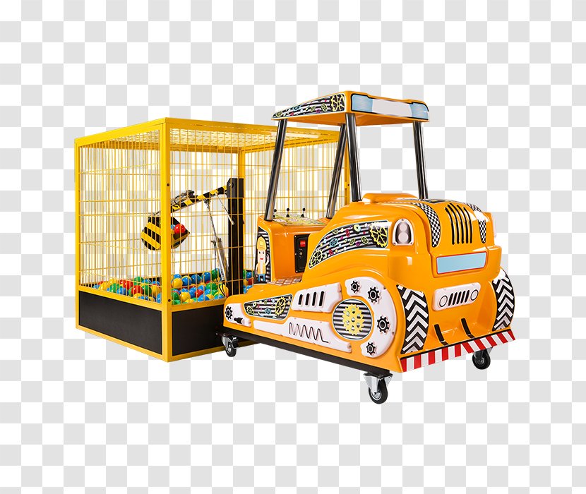 Excavator Kiddie Ride Machine Entertainment Bulldozer - Vehicle Transparent PNG