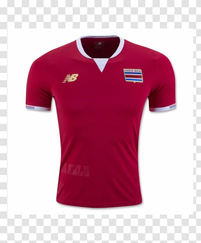 Costa Rica National Football Team T-shirt 2018 World Cup 2014 FIFA Jersey - Active Shirt Transparent PNG
