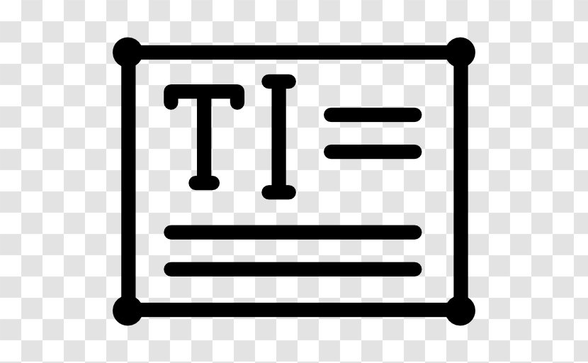 Rectangle Sign Symbol - Text Editor - Floppy Disk Transparent PNG