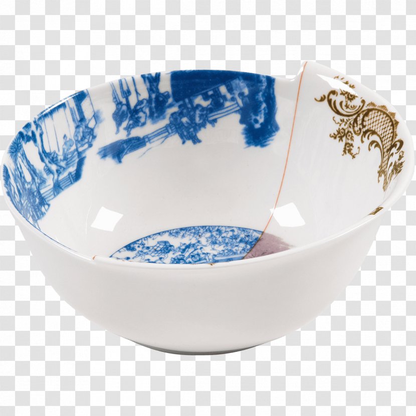 Bowl Plate Ceramic Tableware Saucer - Blue And White Porcelain Transparent PNG