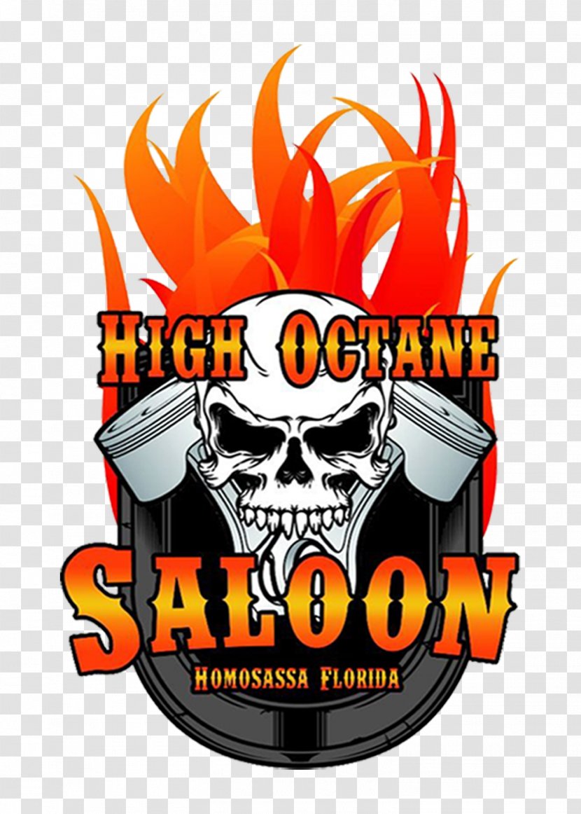 High Octane Saloon Nightclub Concert Party Bar - Orange - Flyer Transparent PNG