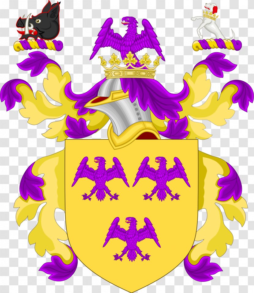 Coat Of Arms Crest Heraldry United States America Charge - Lion - Yellow Transparent PNG