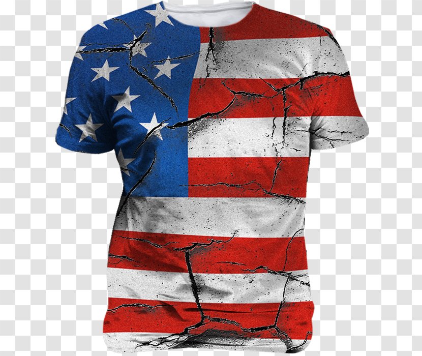 Flag Of The United States T-shirt Independence Day Unisex - Tshirt Transparent PNG
