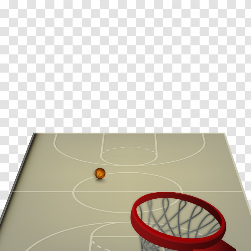 Basketball Court Athletics Field - Table - Vector Transparent PNG
