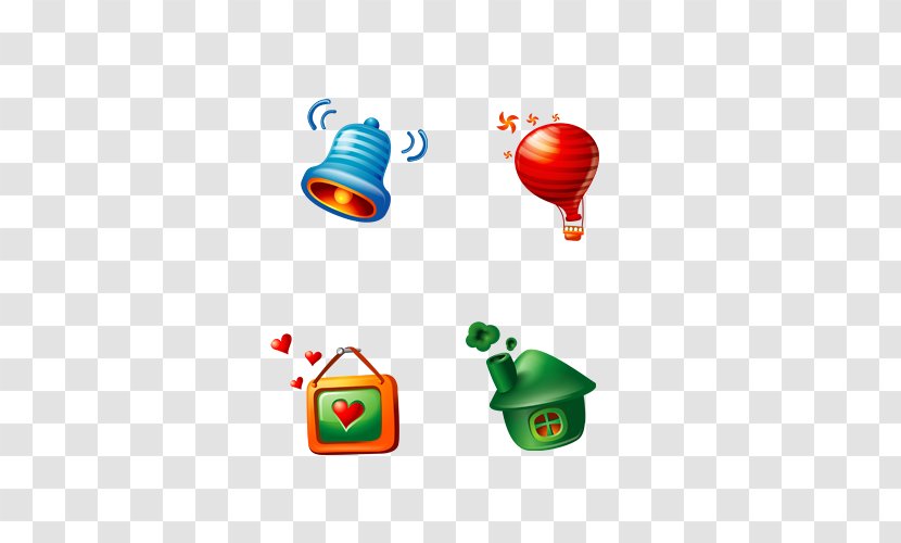 ICO Download Icon - Software - Bell Balloons Vector Transparent PNG