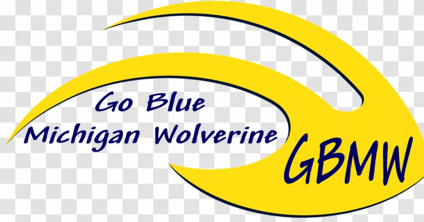 University Of Michigan Wolverines Football Men's Basketball Logo Winged Helmet - Smile - Vector Transparent PNG