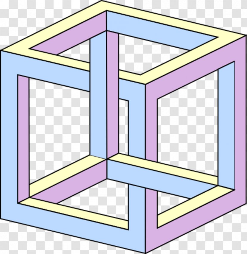 Impossible Cube White Paranormal Cryptid Out-of-body Experience - Area - Escher Transparent PNG