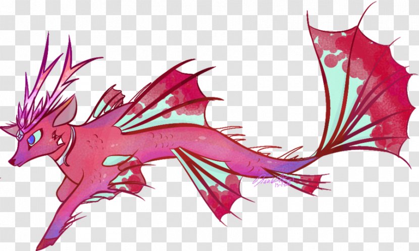 Pink M Tail Clip Art - Organism - Fictional Character Transparent PNG