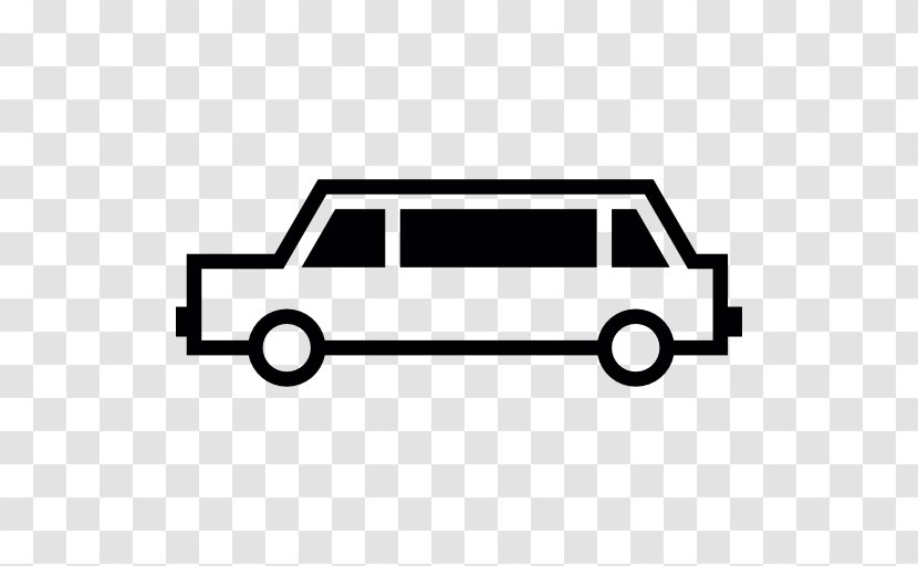 Car - Black And White - Limo Vector Transparent PNG