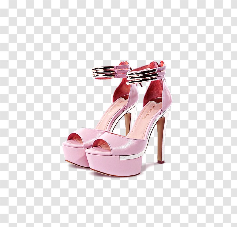 Shoe High-heeled Footwear Designer Pink Poster - Magenta - High Heels Transparent PNG