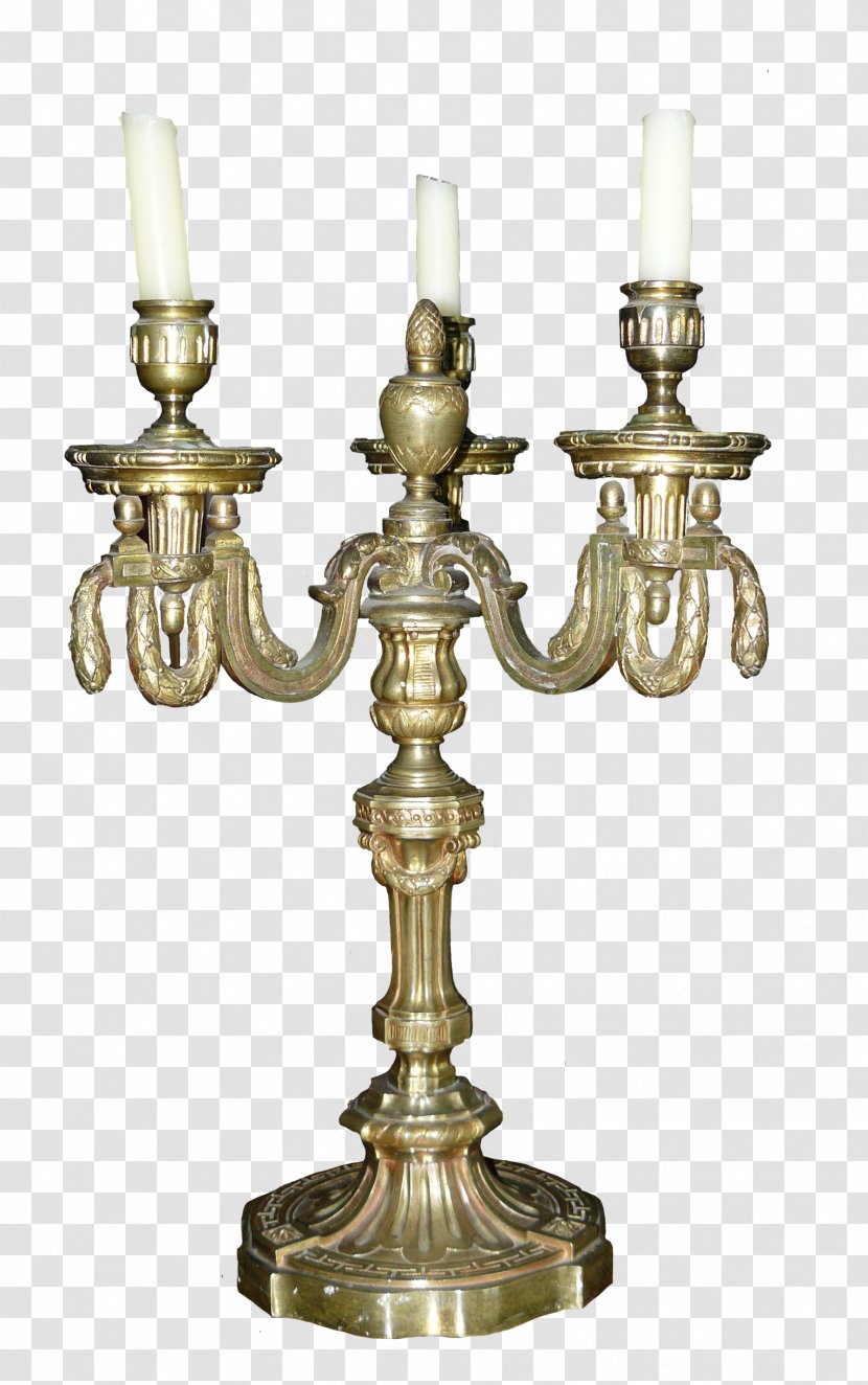 Candlestick Clip Art - Metal - Gold Candles And Candle Transparent PNG