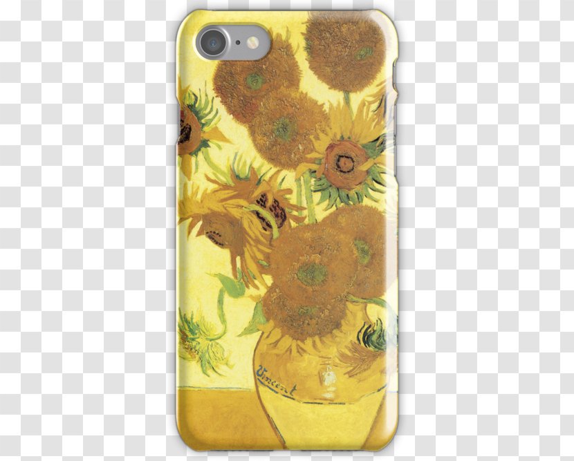 The Painter Of Sunflowers Van Gogh Self-portrait Vase With Twelve Irises - Sunflower Seed Transparent PNG